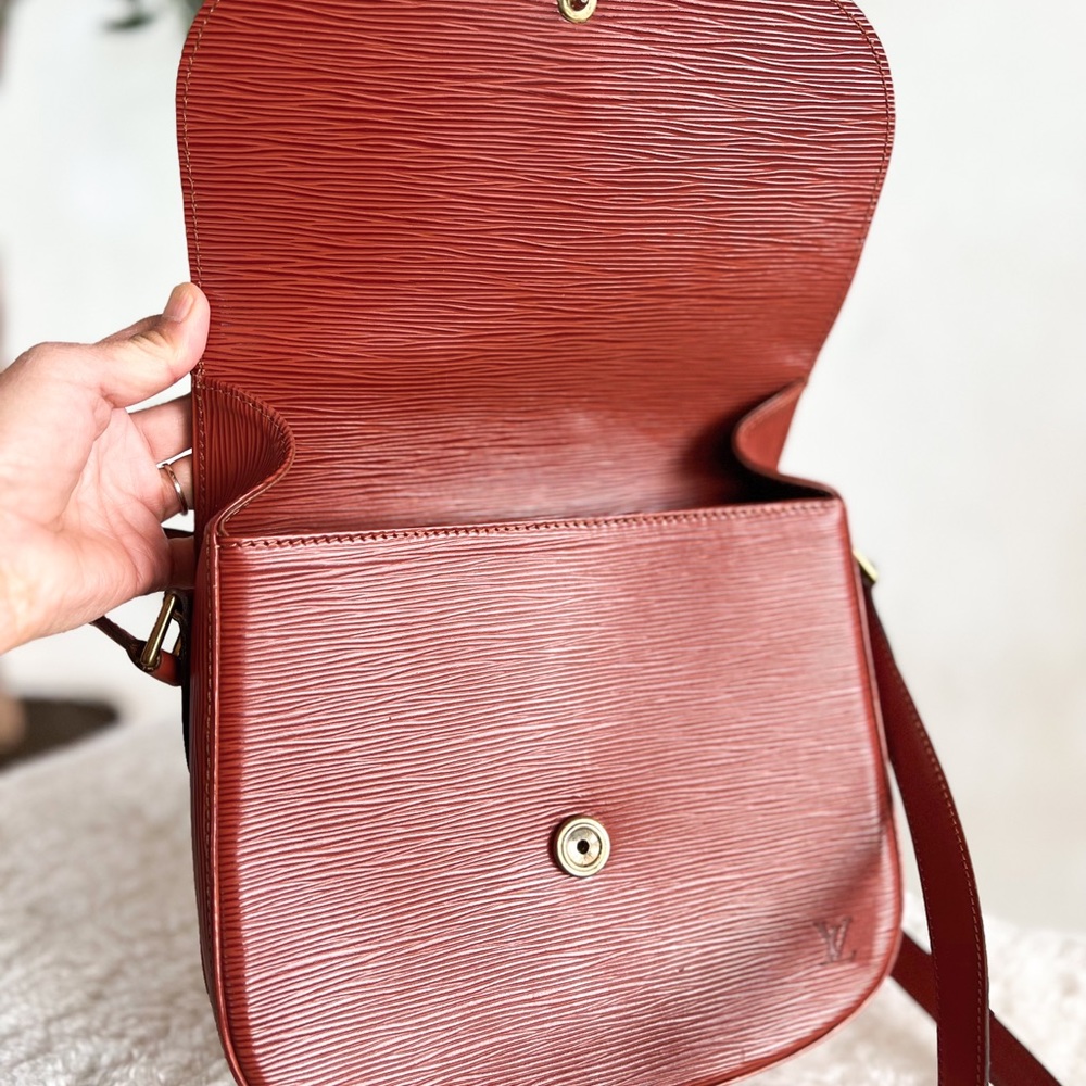Louis Vuitton Saint Cloud In Brown Epi Leather Vintage Crossbody Shoulder Bag - Picture 10 of 16
